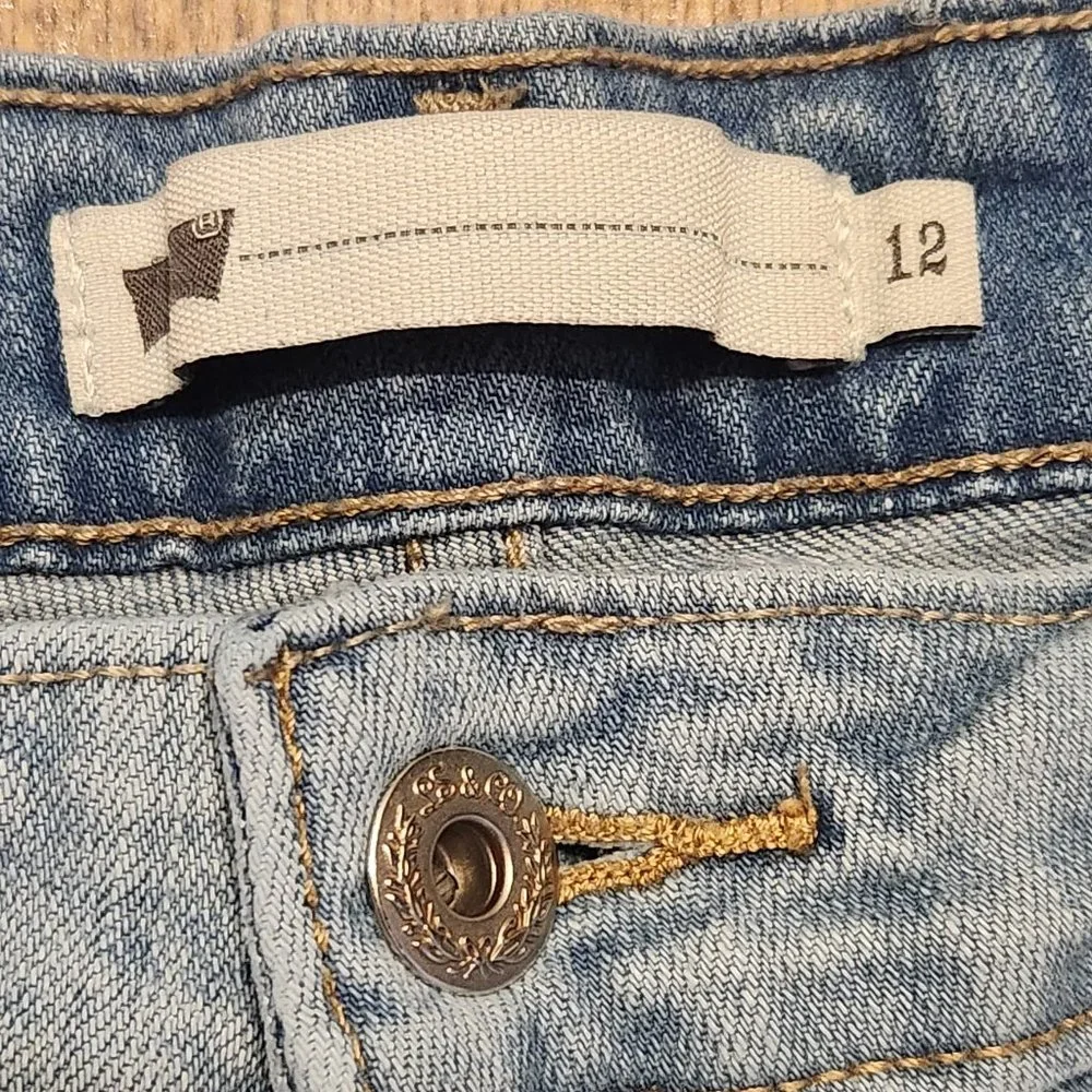 LEVI'S Bermuda Shorts - Sz 12 - Picture 5 of 7